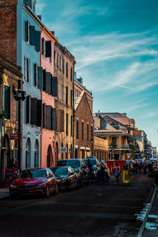 The French Quarter, in New Orleans