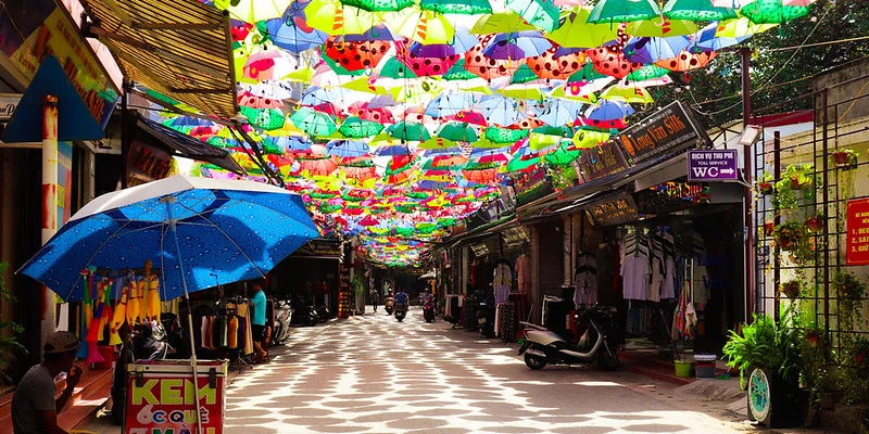 Van Phuc Silk Village in Vietnam