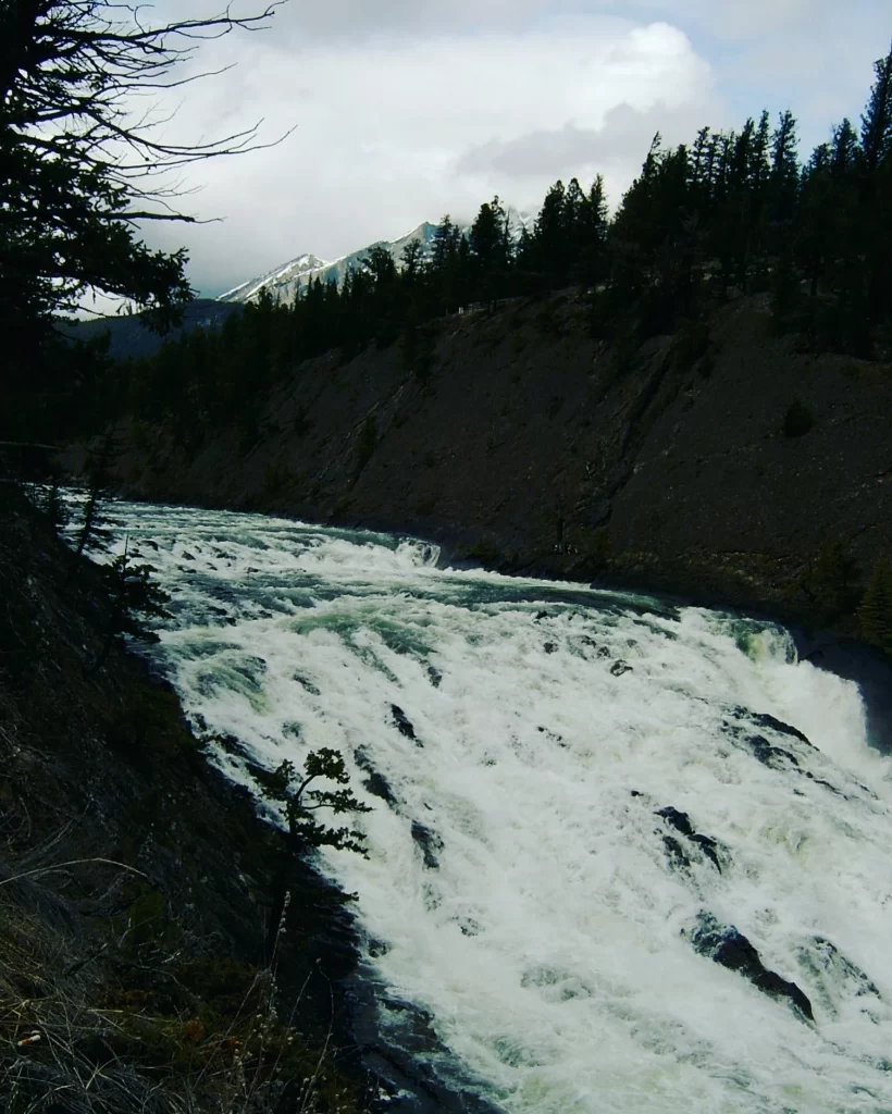 Bow Falls in Banff, Canada